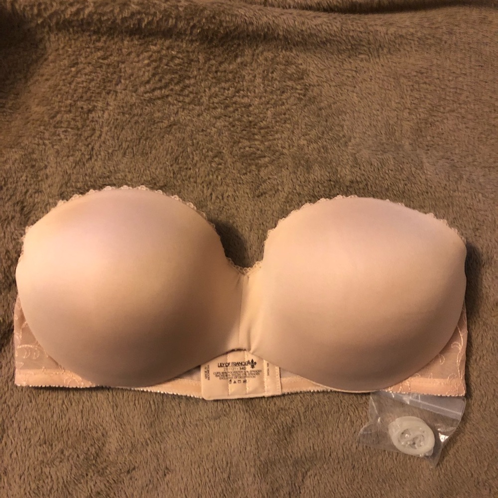 Strapless (and also clear straps option) nude bra
